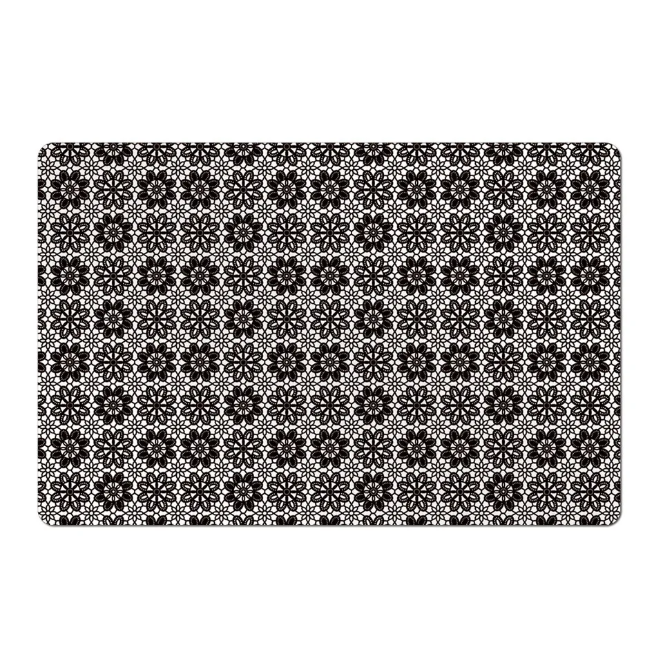 zeller-present-table-flowers-platzset-schwarz-tischset image 1