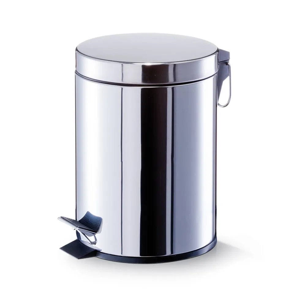 zeller-present-treteimer-5-liter-edelstahl-m-lleimer-mit-pedal image 1