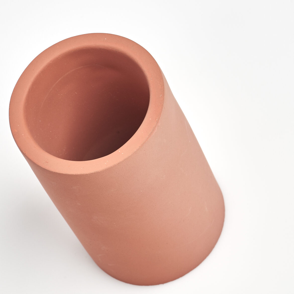 zeller-present-bad-zahnputzbecher-zement-terracotta image 2
