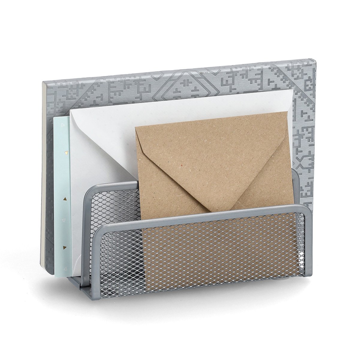 zeller-present-office-briefbox-mesh-drahtmetall-ablage image 2