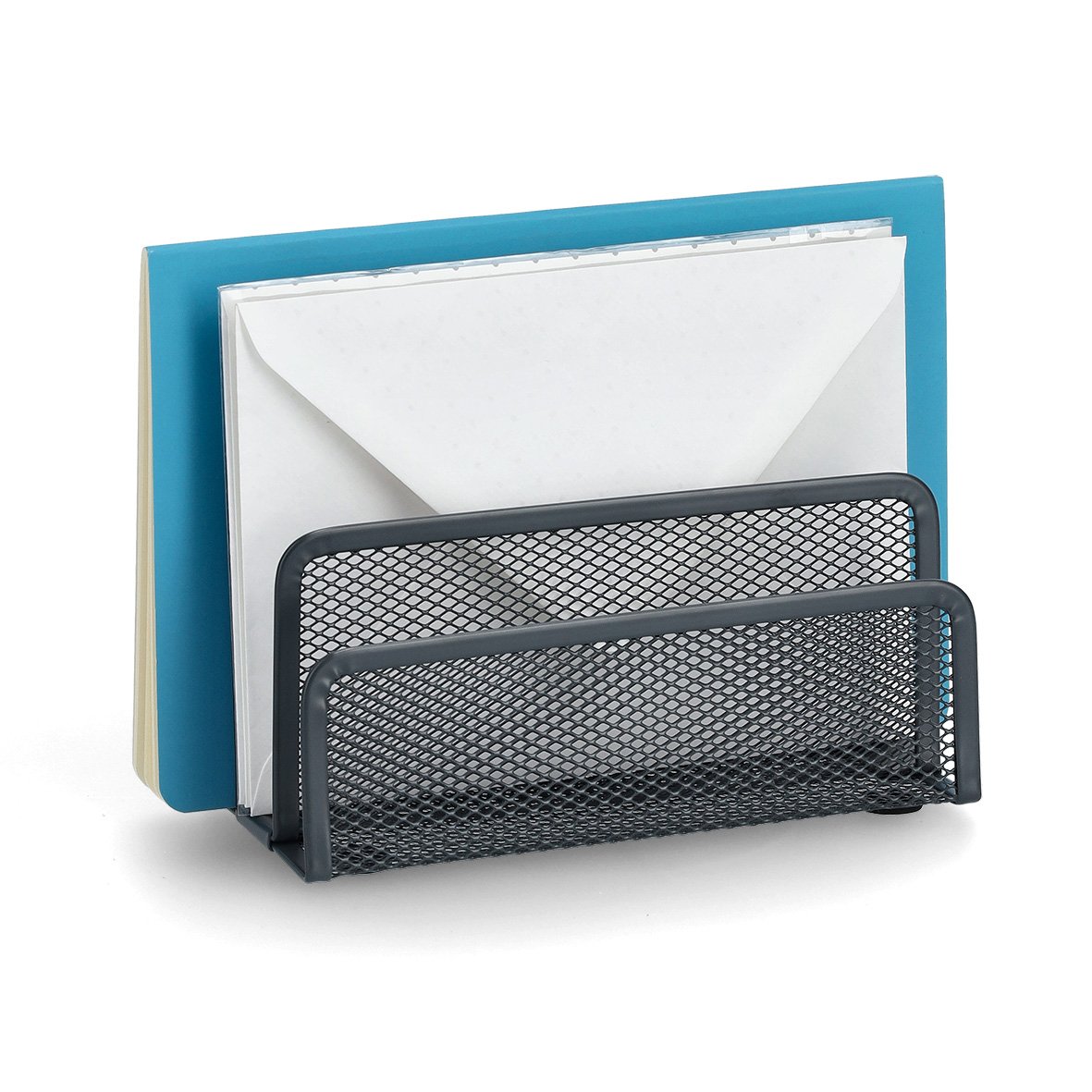 zeller-present-office-briefbox-mesh-anthrazit-draht-schreibtisch image 2