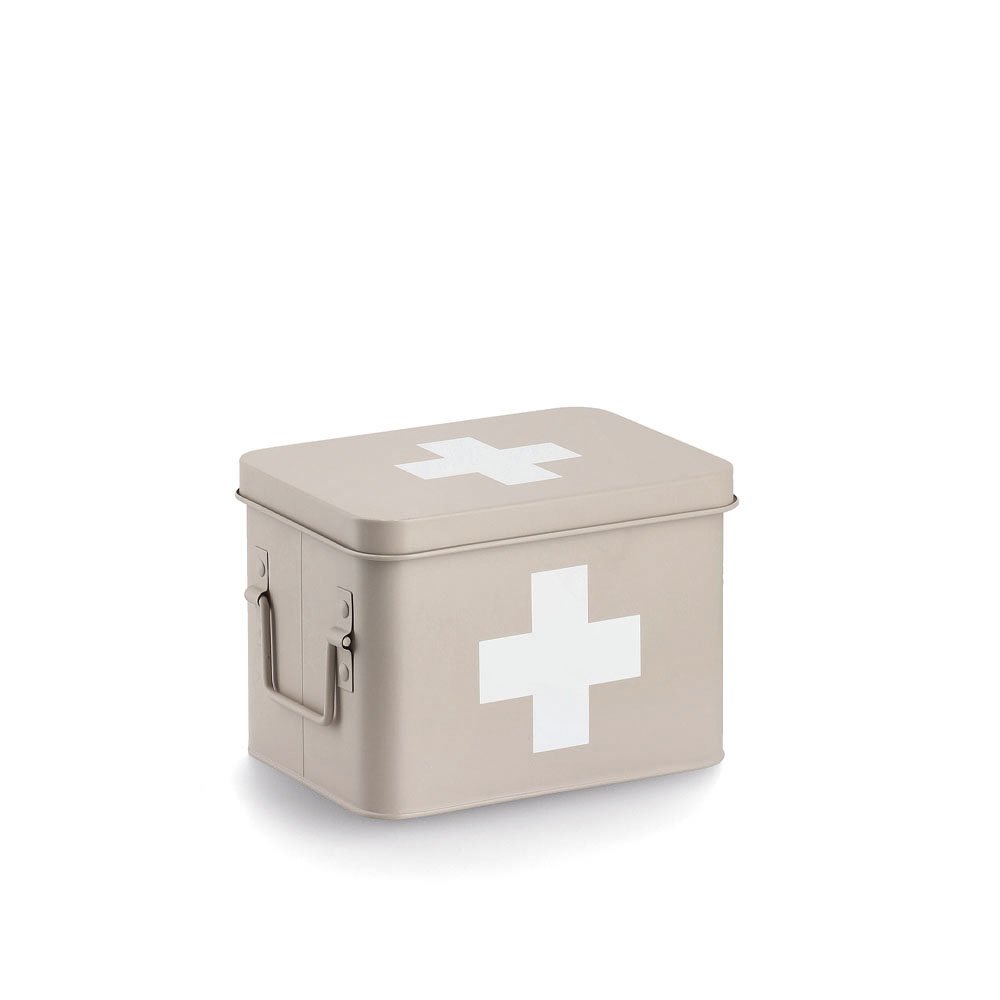 zeller-present-home-living-medizinbox-metall-beige-mit-deckel-2 image 1