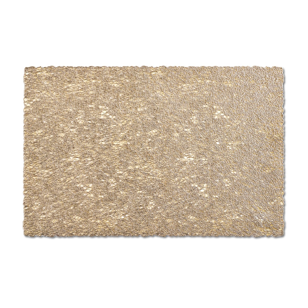 zeller-present-weave-platzset-kunststoff-gold image 1