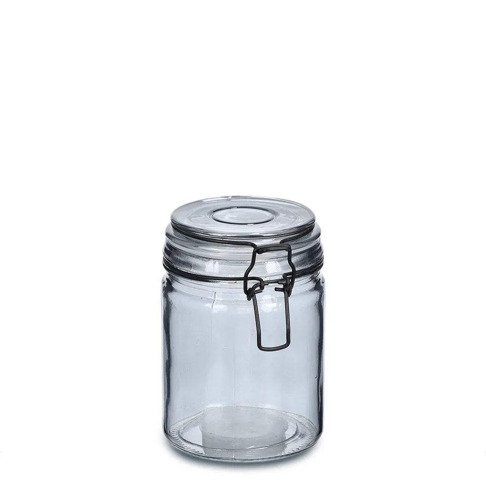 zeller-present-k-che-vorratsglas-b-gelverschluss-250-ml-grau image 1