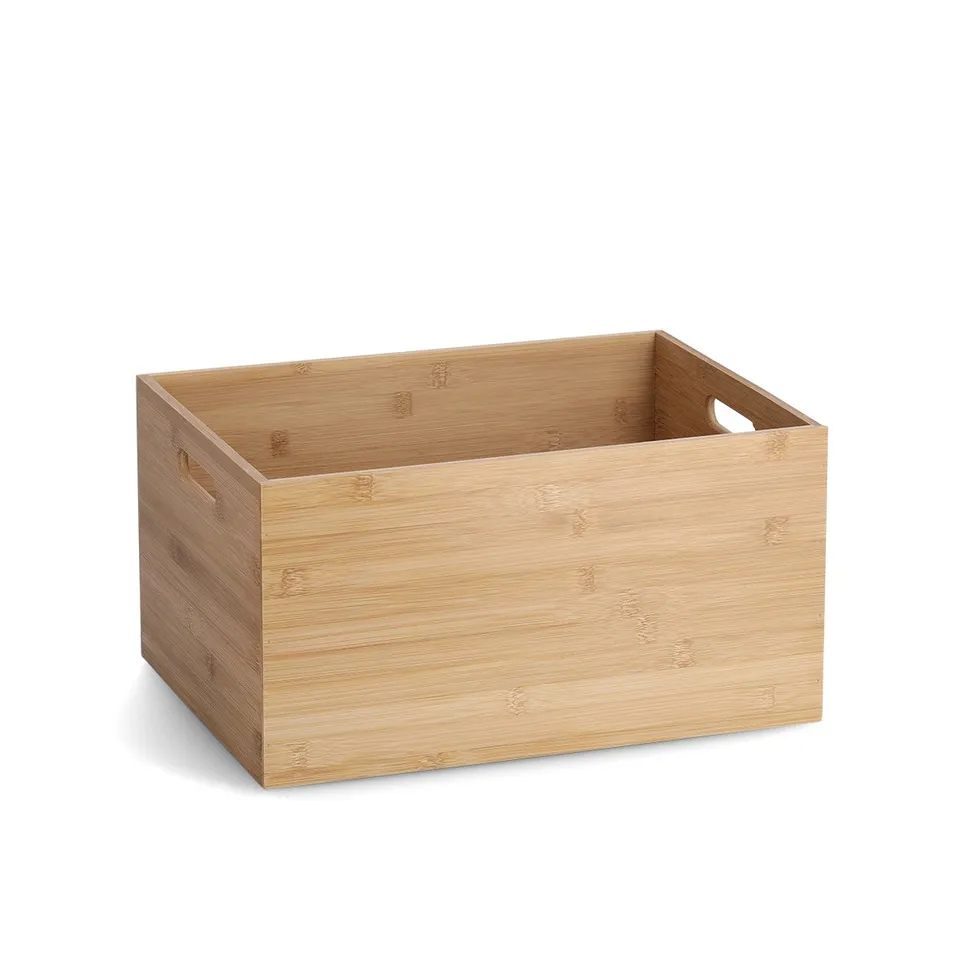 zeller-present-home-aufbewahrungskiste-bambus-mit-griffen image 1