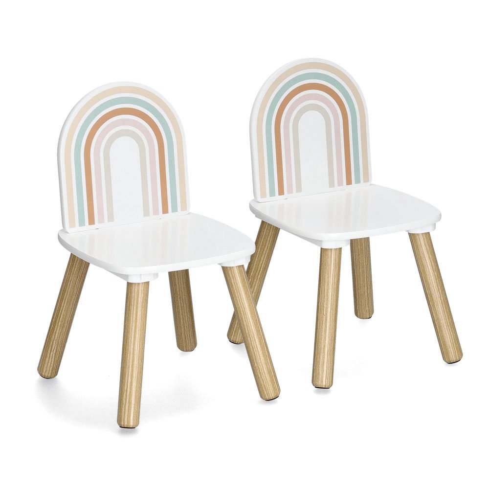 zeller-present-kids-sitzgarnitur-rainbow-3-tlg-mdf-kiefer image 2