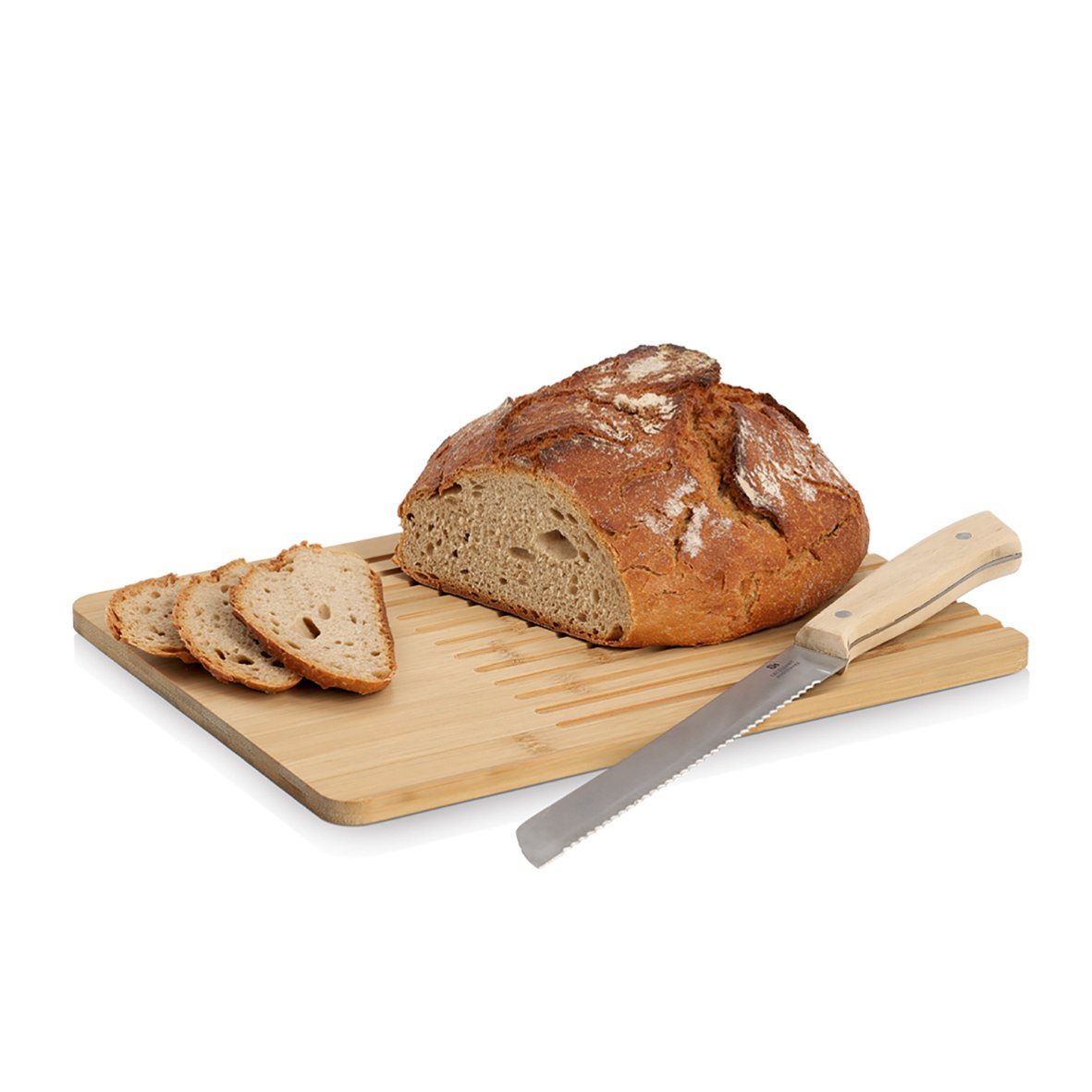 zeller-present-k-che-brot-schneidebrett-bambus-kr-melrillen image 2