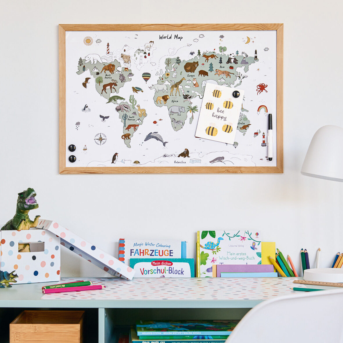 zeller-present-office-magnettafel-weltkarte-metall image 3