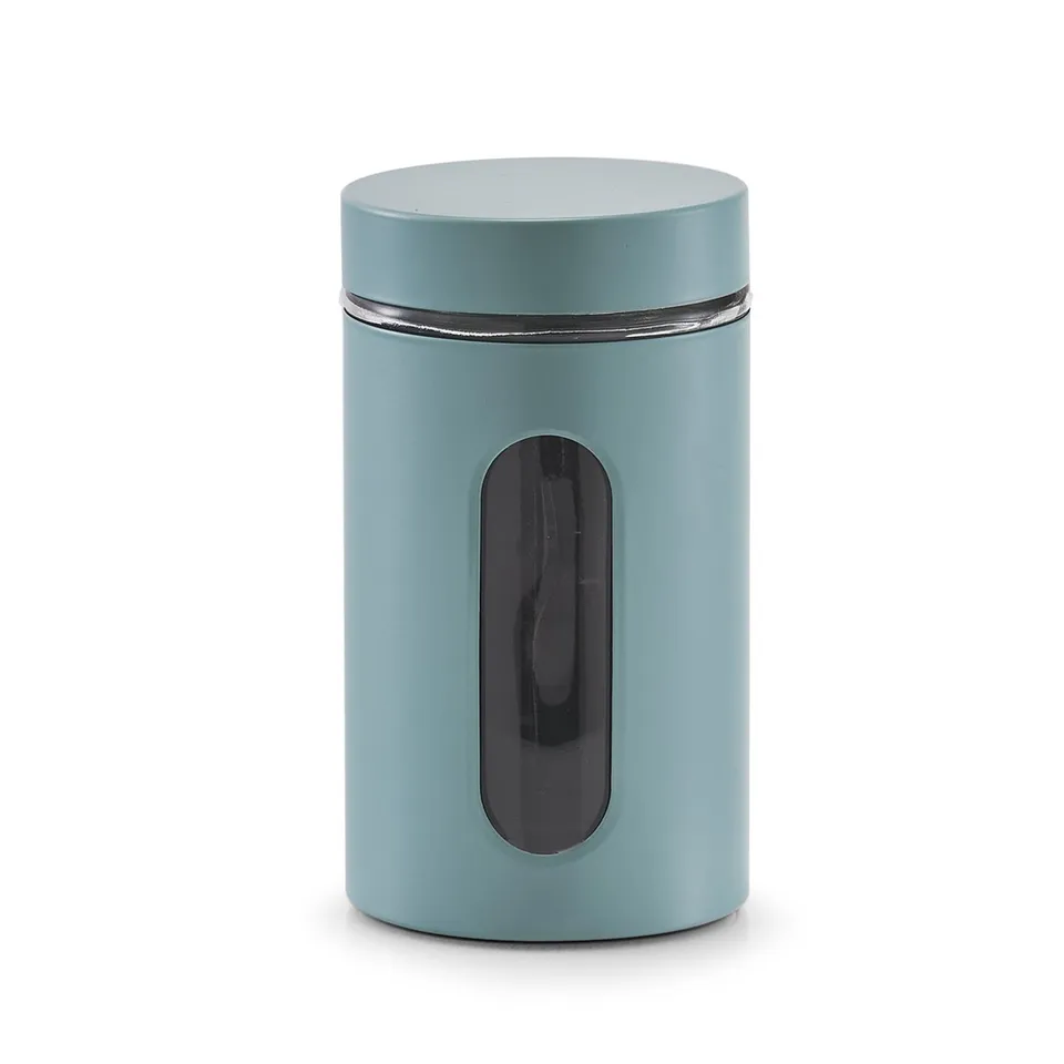 zeller-present-k-che-vorratsglas-900-ml-eukalyptus image 1