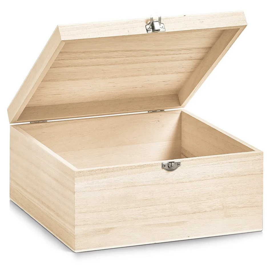 zeller-present-aufbewahrungsbox-holz-mit-deckel-natur image 1