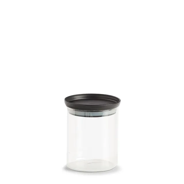 zeller-present-k-che-vorratsglas-650-ml-schwarz image 1