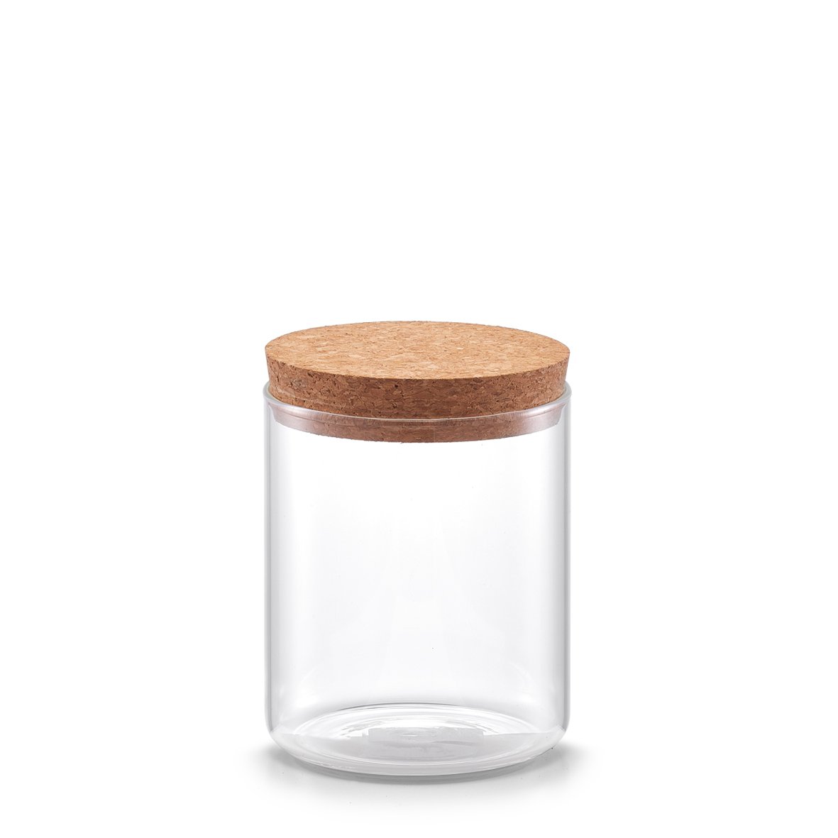 zeller-present-k-che-vorratsglas-650-ml-mit-korkdeckel-glas image 1