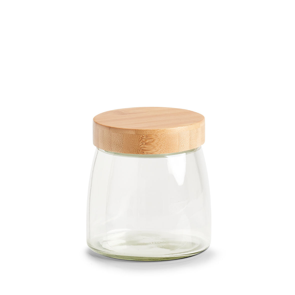 zeller-present-k-che-vorratsglas-bambusdeckel-950-ml-glas image 1