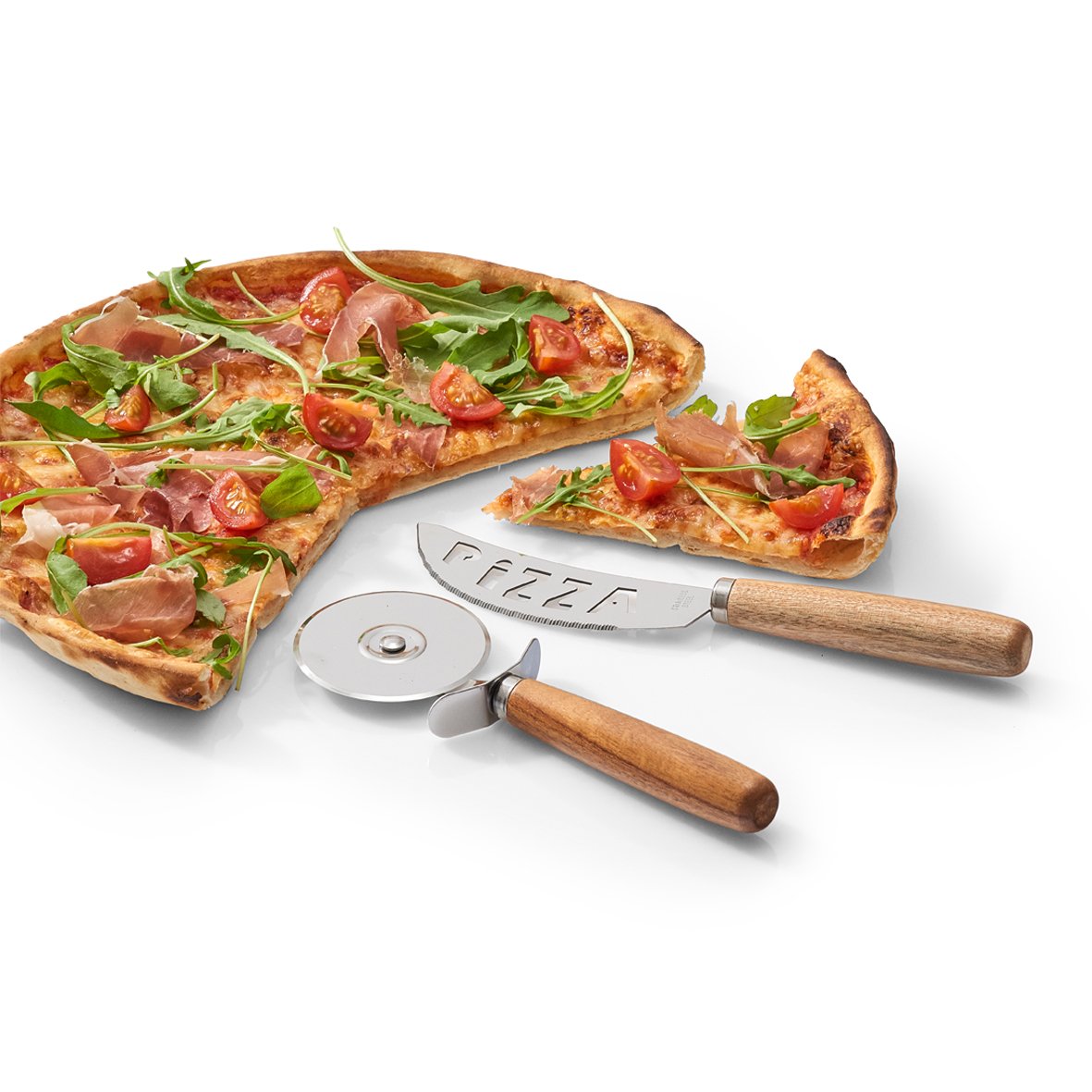 zeller-present-k-che-pizza-schneide-set-2-tlg-akazie-edelstahl image 4