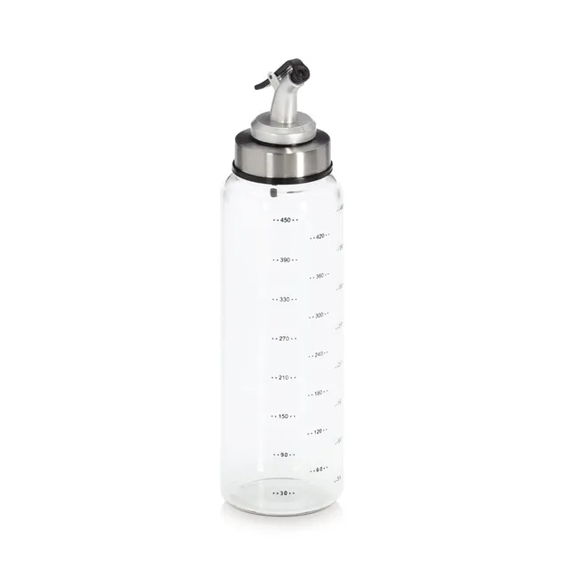zeller-present-lflasche-essigflasche-glas-500-ml-metall image 1