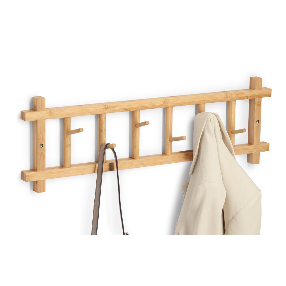 zeller-present-home-living-wandgarderobe-bambus-6-haken image 2