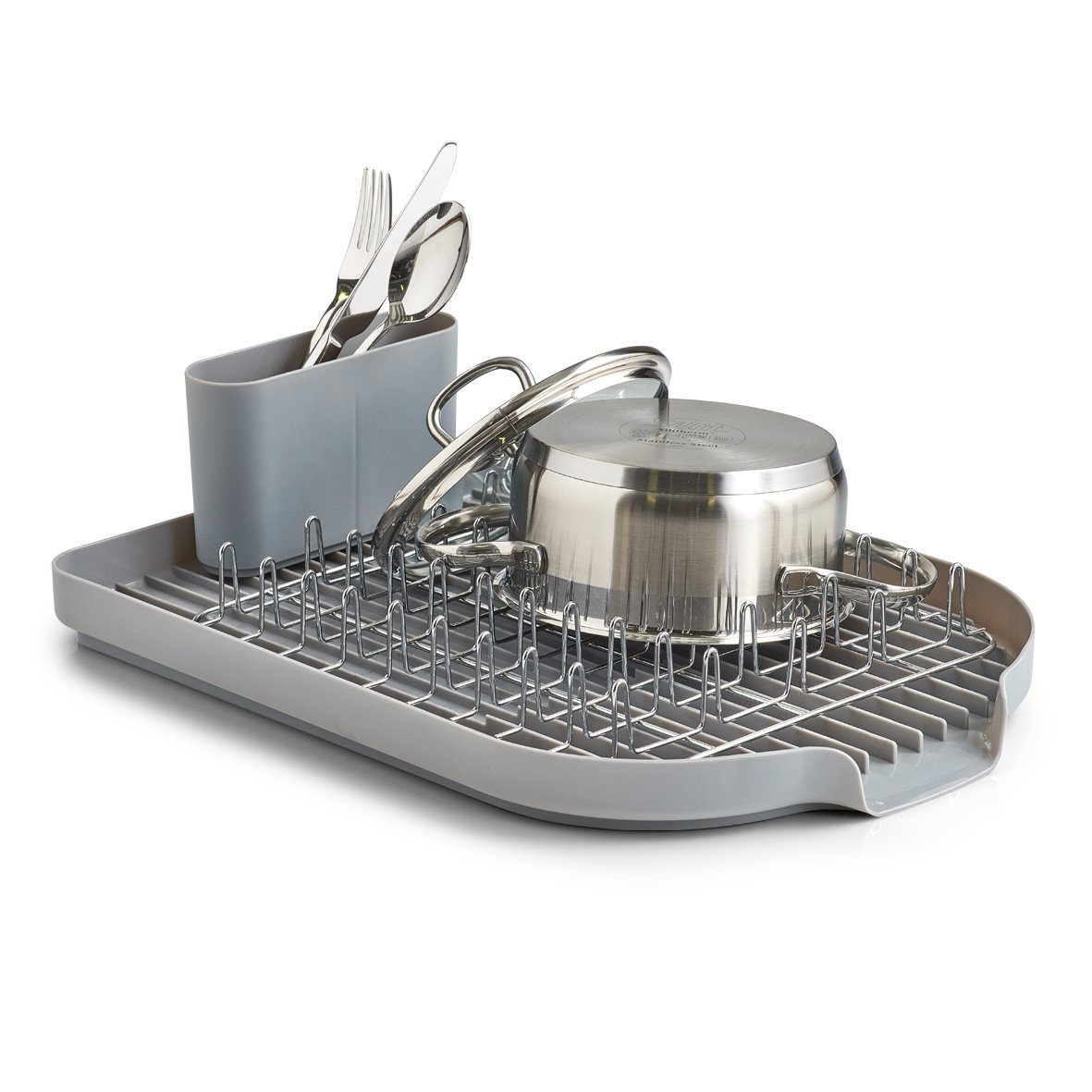 zeller-present-k-che-geschirrabtropfst-nder-metall-grau-2 image 4