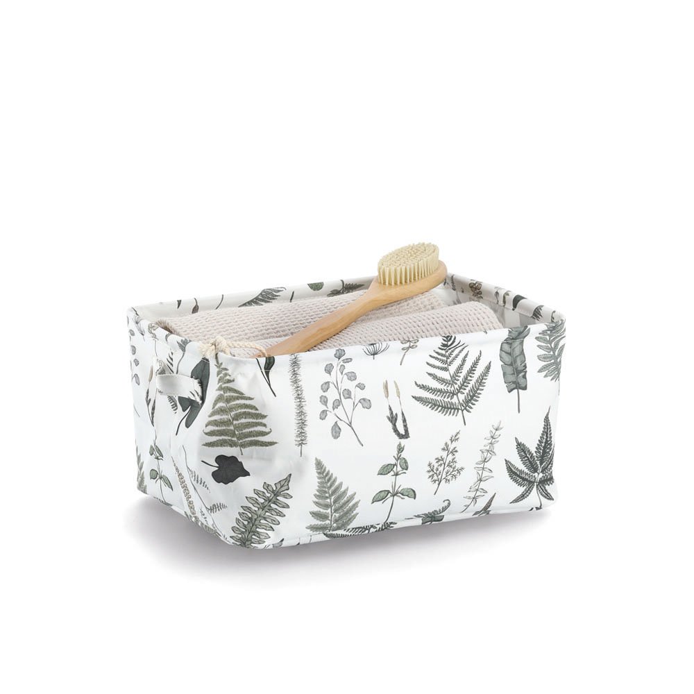 zeller-present-home-living-aufbewahrungskorb-polyester-leaves-korb image 2
