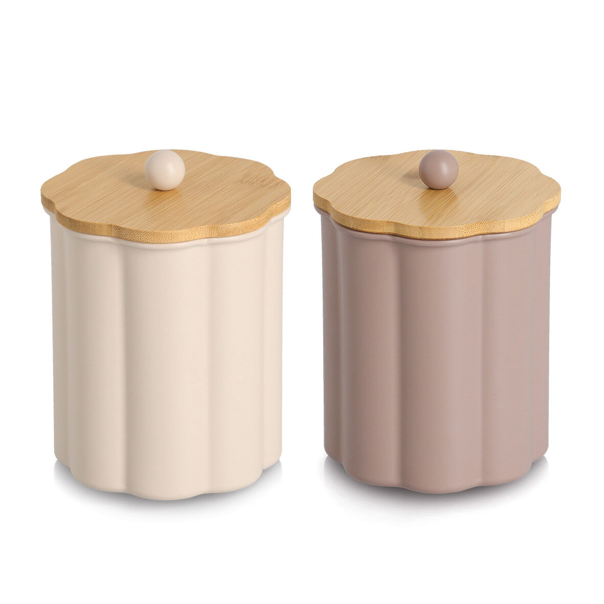 zeller-present-k-che-vorratsdose-1000-ml-metall-beige-bambus image 3