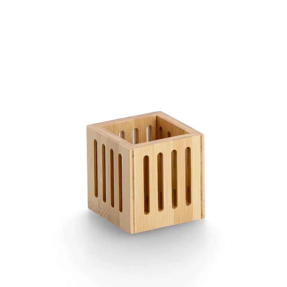 zeller-present-office-stiftehalter-bambus-fsc-stiftebecher image 1