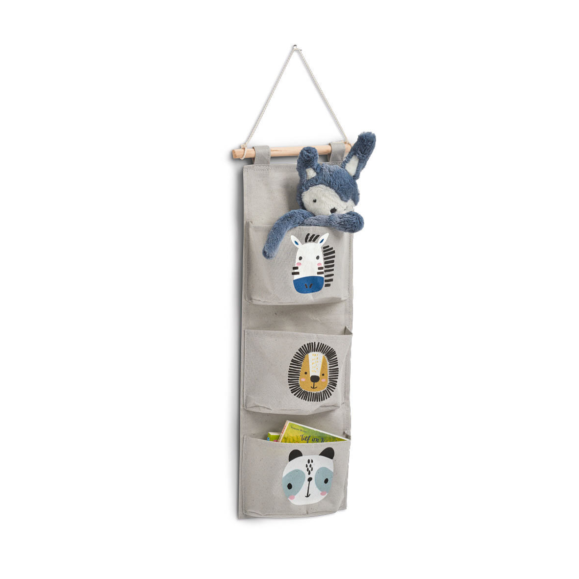zeller-present-kids-h-nge-aufbewahrung-animals image 2