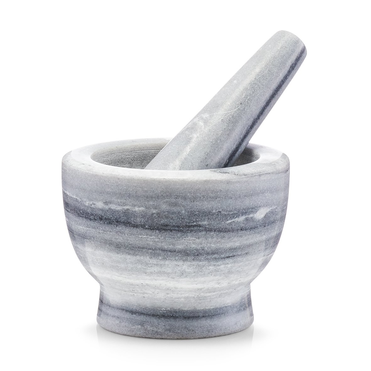 zeller-present-k-che-m-rser-st-el-set-marmor-grau image 1