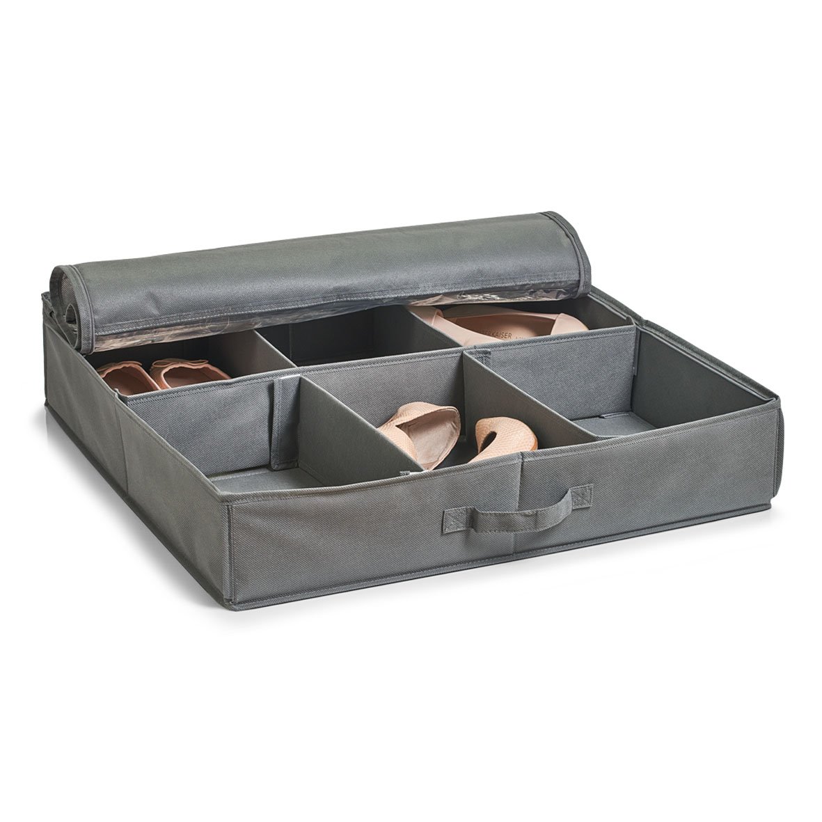 zeller-present-home-schuh-aufbewahrungsbox-vlies-grau image 2