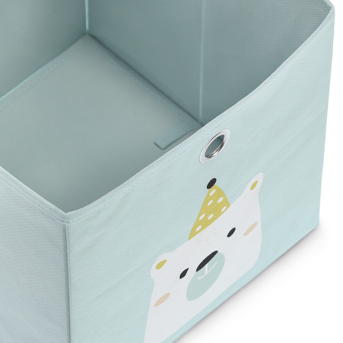 zeller-present-home-aufbewahrungsbox-icebear-mint-28-cm image 4