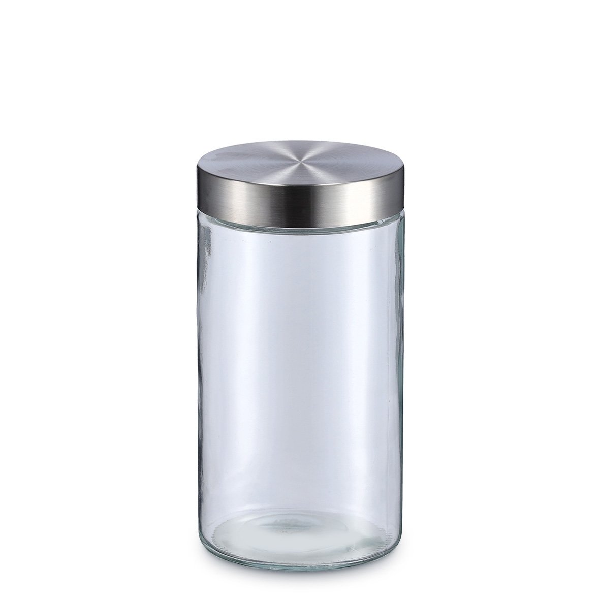 zeller-present-k-che-vorratsglas-1600-ml-edelstahldeckel image 1