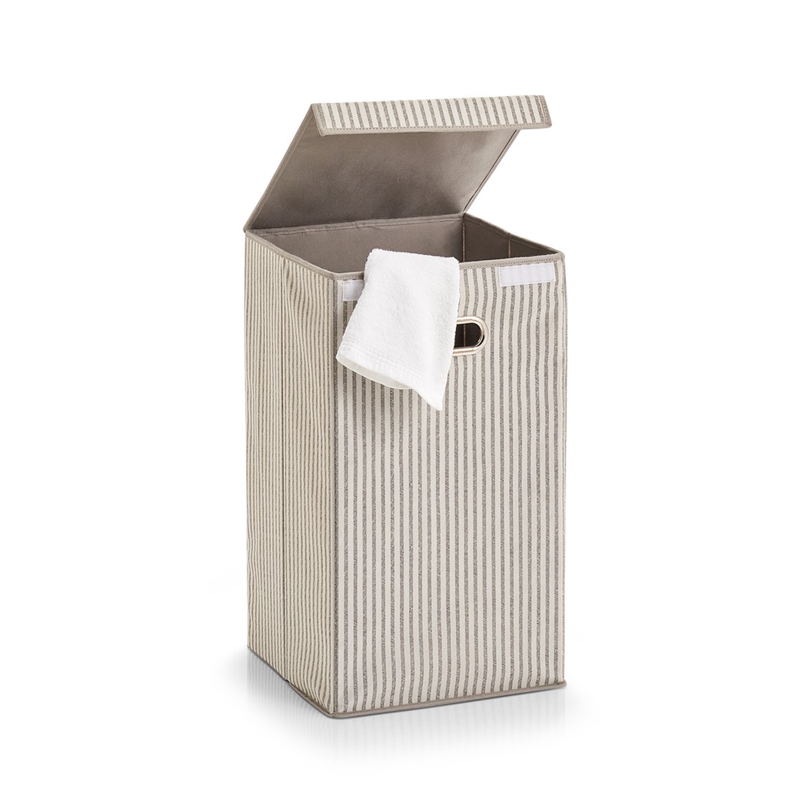 zeller-present-stripes-w-schesammler-vlies-beige-faltbar image 2