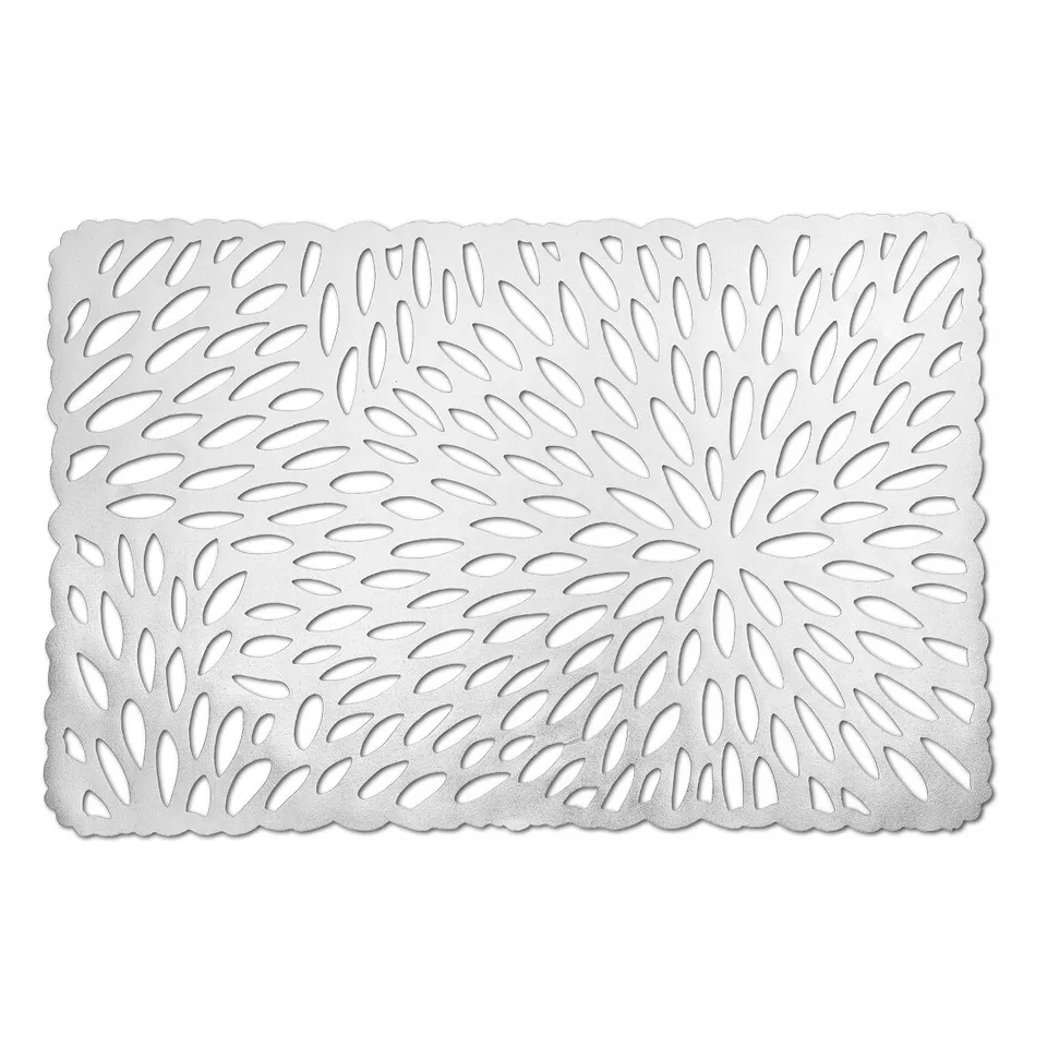zeller-present-table-platzset-kunststoff-silber-abwischbar image 1