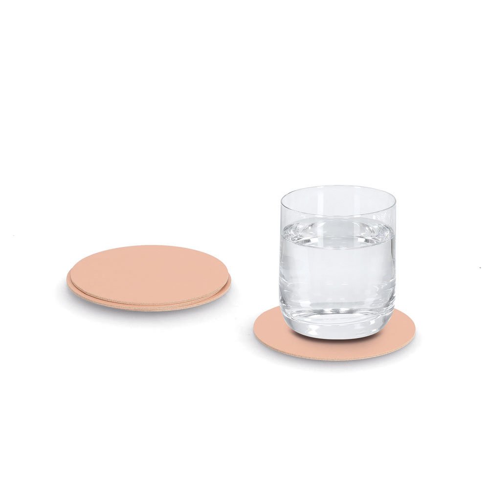 zeller-present-table-glasuntersetzer-set-4-tlg-kunstleder-ros image 5