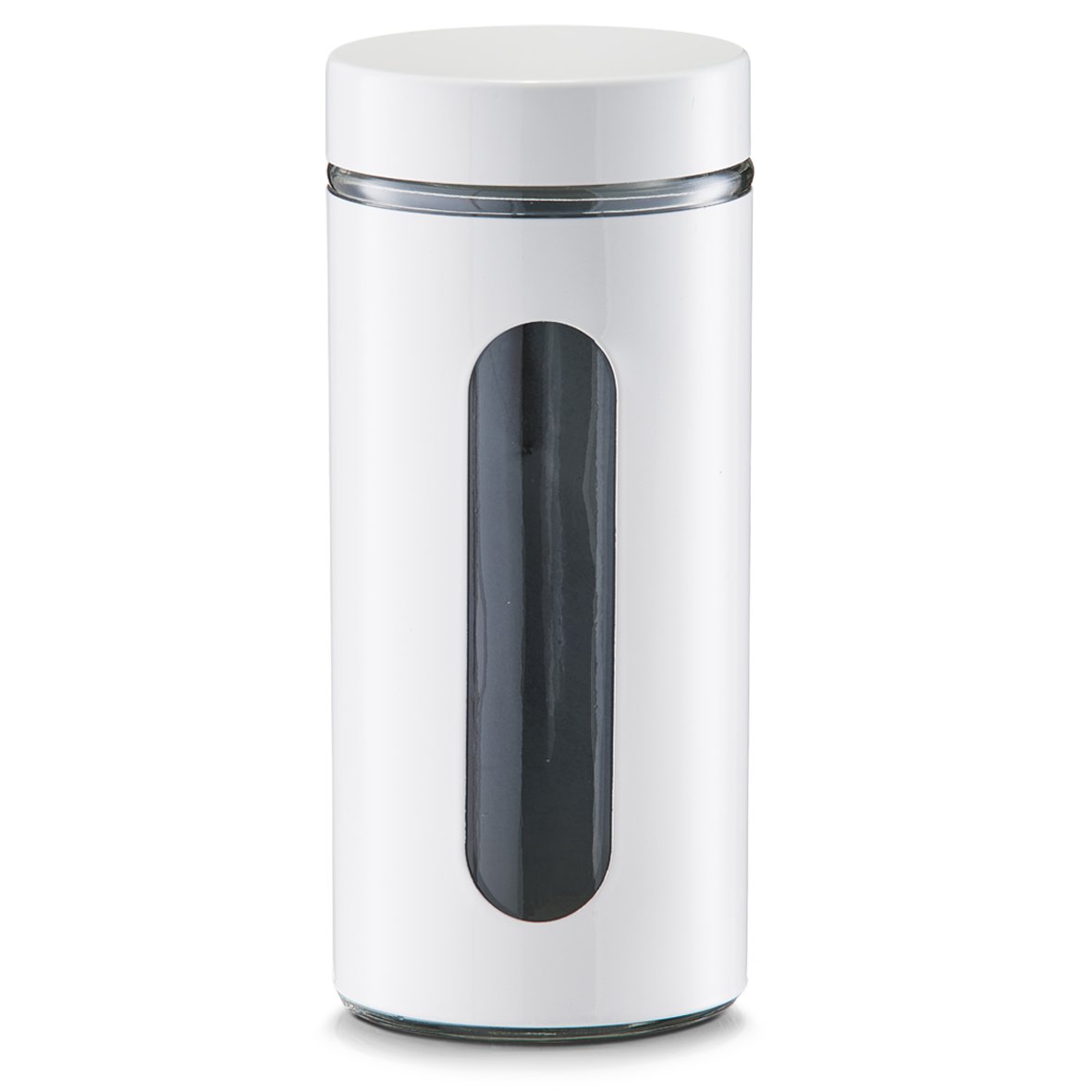 zeller-present-vorratsglas-1200-ml-wei-schraubdeckel image 1