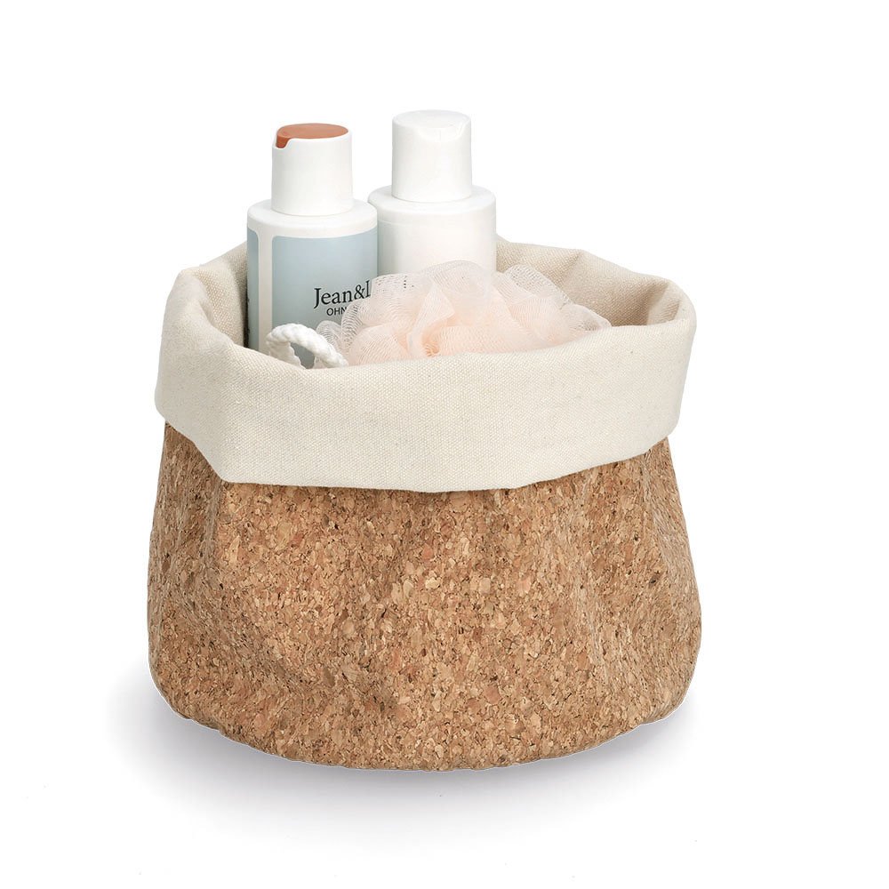 zeller-present-home-living-aufbewahrungskorb-kork-baumwolle image 3