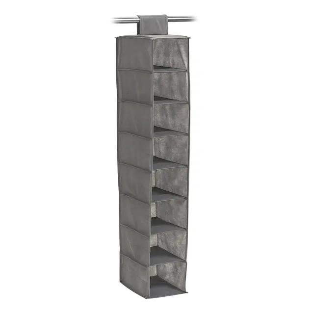 zeller-present-home-living-h-ngeaufbewahrung-8-f-cher-vlies-grau image 1