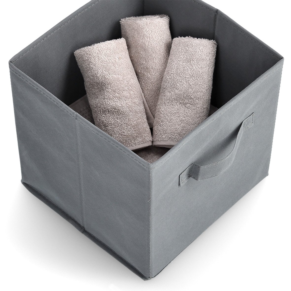 zeller-present-aufbewahrungsbox-vlies-grau image 2