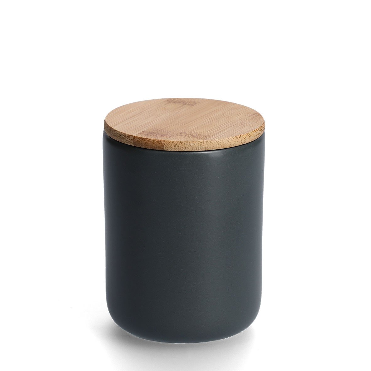 zeller-present-k-che-vorratsdose-keramik-650-ml-bambusdeckel image 1