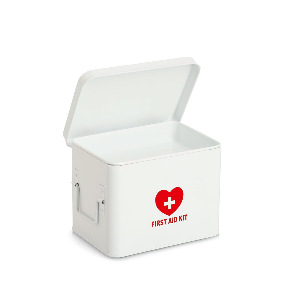 zeller-present-medizinbox-metall-wei-first-aid-kit image 5