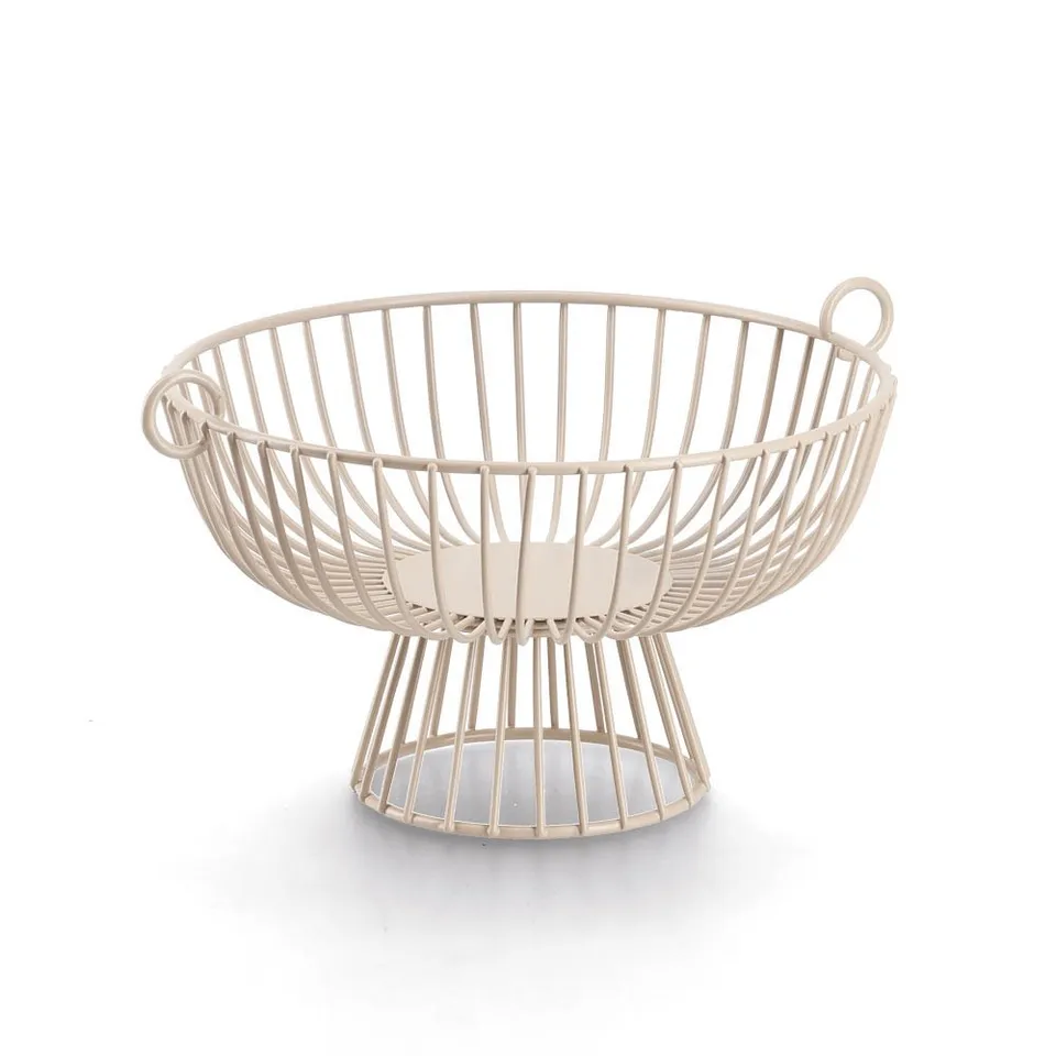 zeller-present-k-che-obstkorb-metall-beige-35x30x20-cm image 1