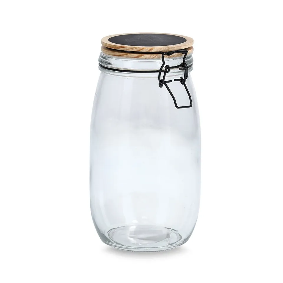 zeller-present-k-che-vorratsglas-1500-ml-b-gelverschluss-kiefer image 1