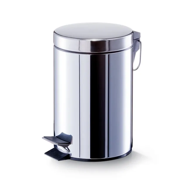 zeller-present-bad-kosmetikeimer-3-l-edelstahl-mit-pedal image 1