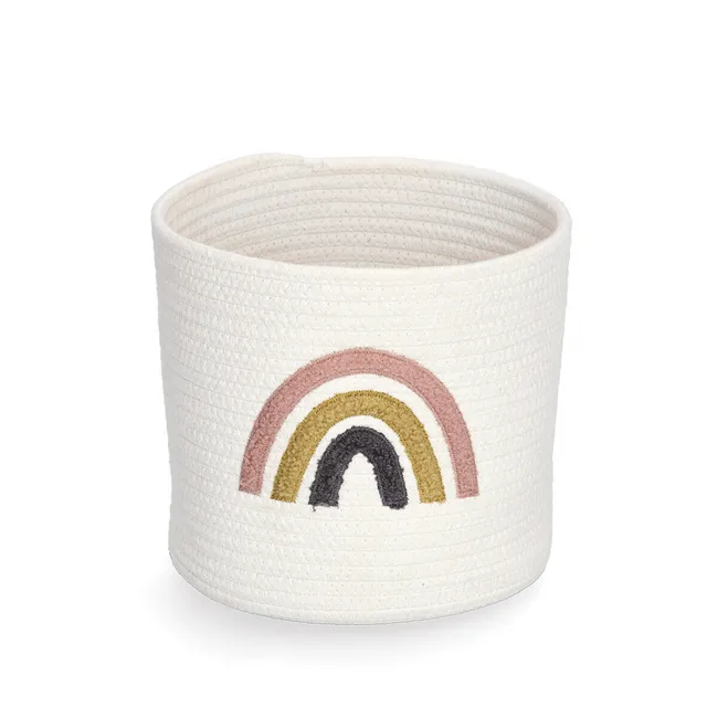 zeller-present-rainbow-aufbewahrungskorb-baumwolle image 1