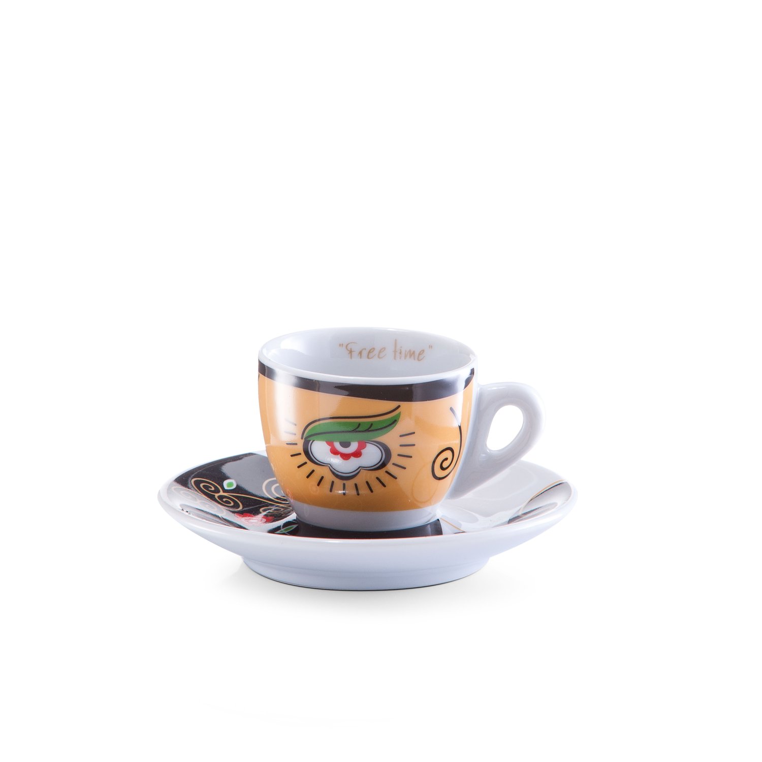 zeller-present-magic-eyes-espresso-set-porzellan-12-tlg-bunt image 4