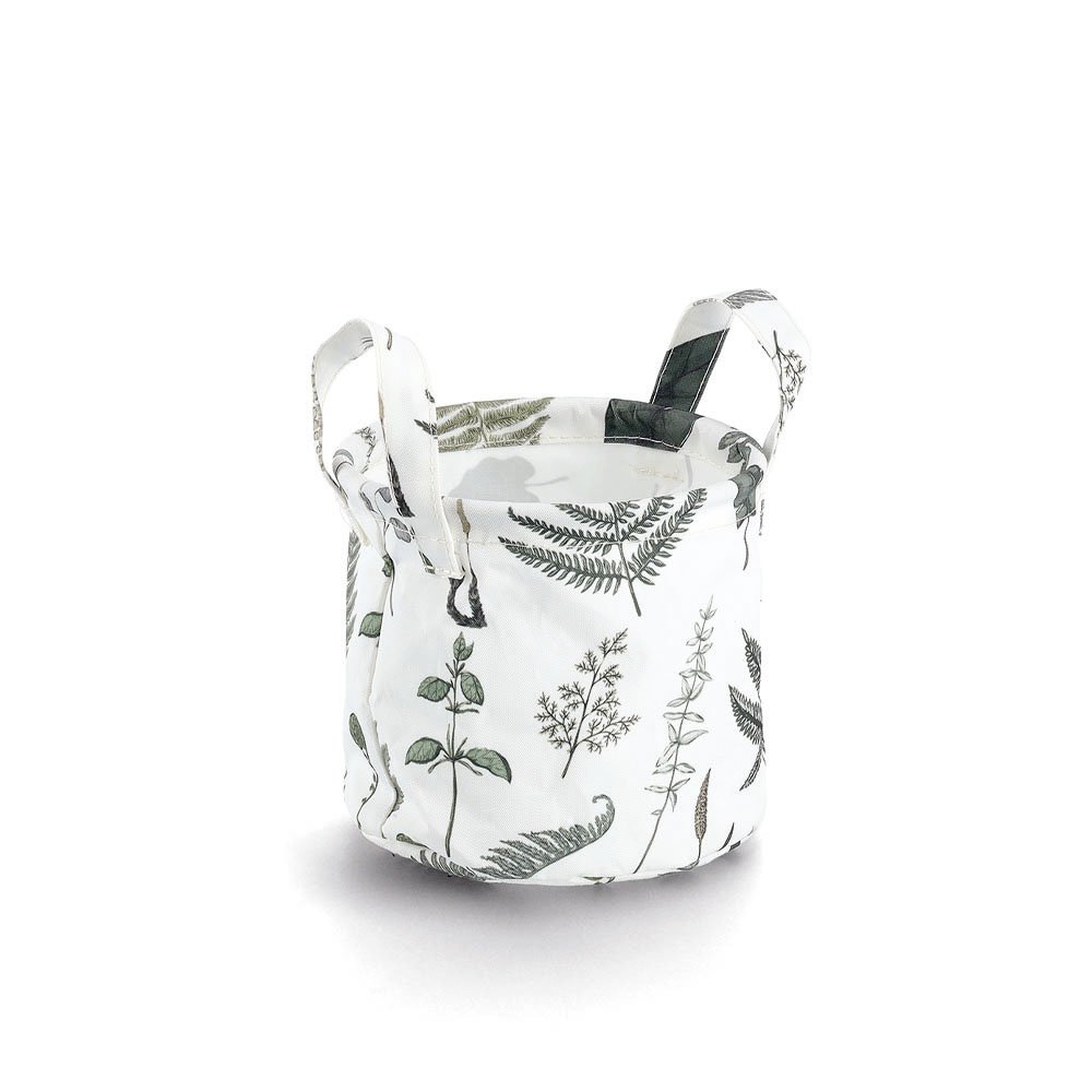zeller-present-home-living-aufbewahrungskorb-polyester-bl-tter image 1