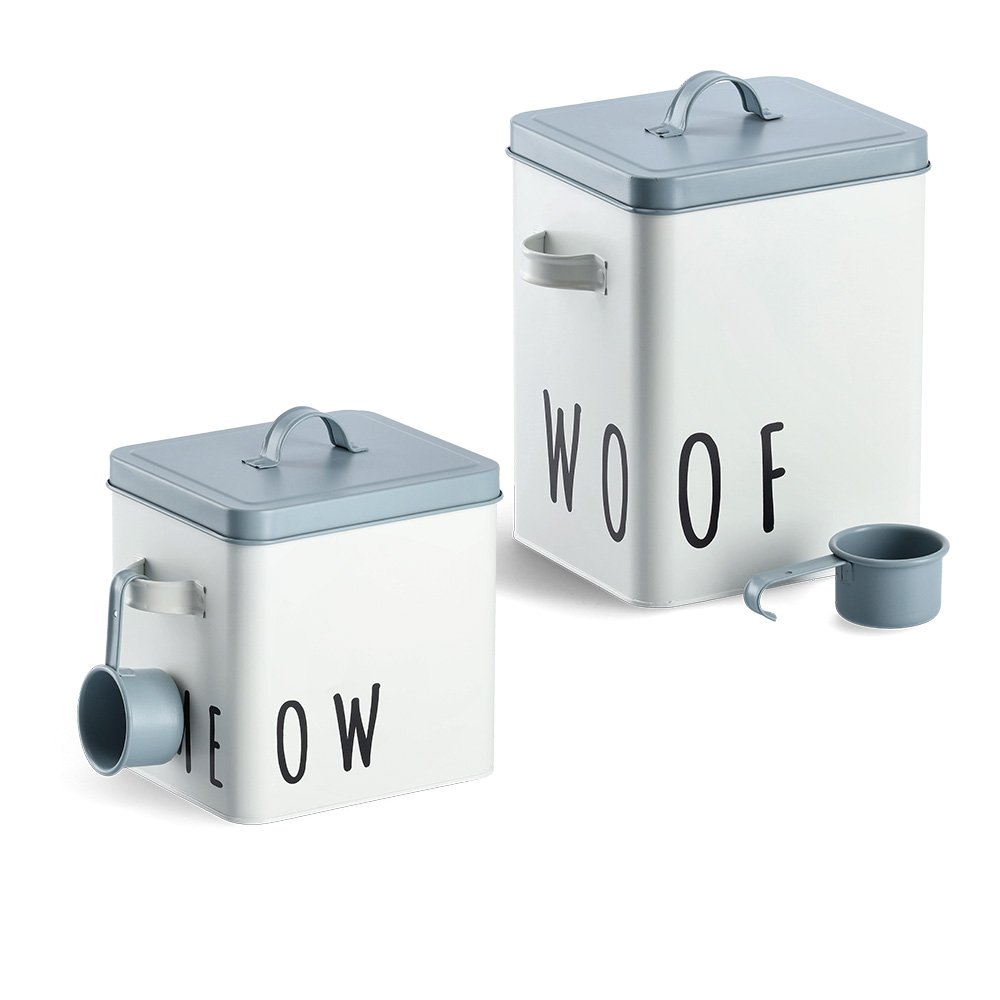 zeller-present-futterdose-meow-metall-wei-blau-mit-l-ffel image 3