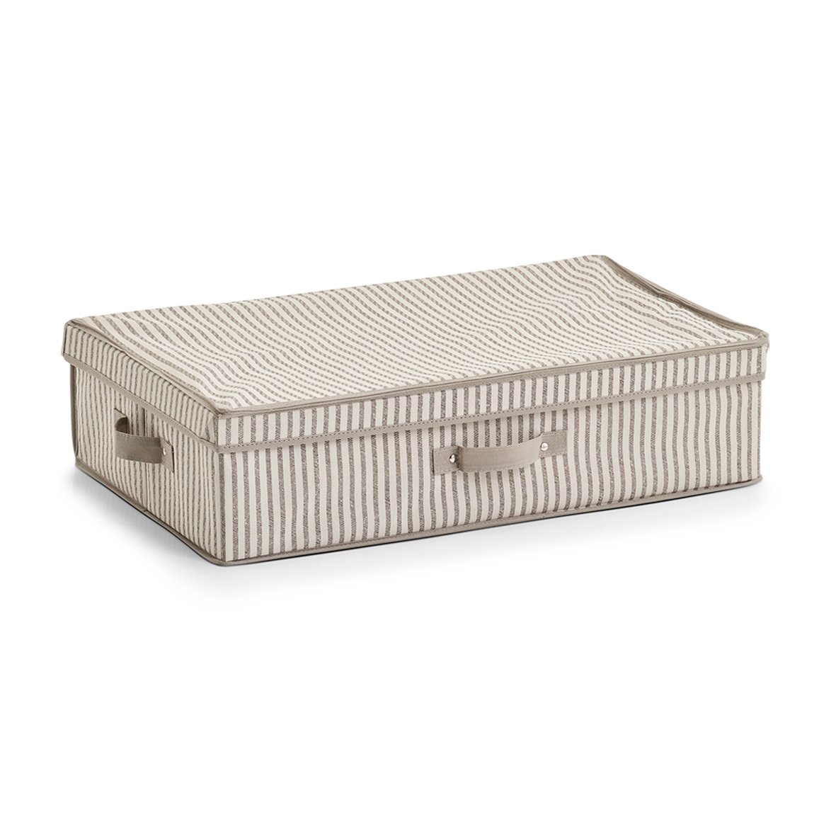 zeller-present-k-che-aufbewahrungsbox-stripes-beige-deckel image 1