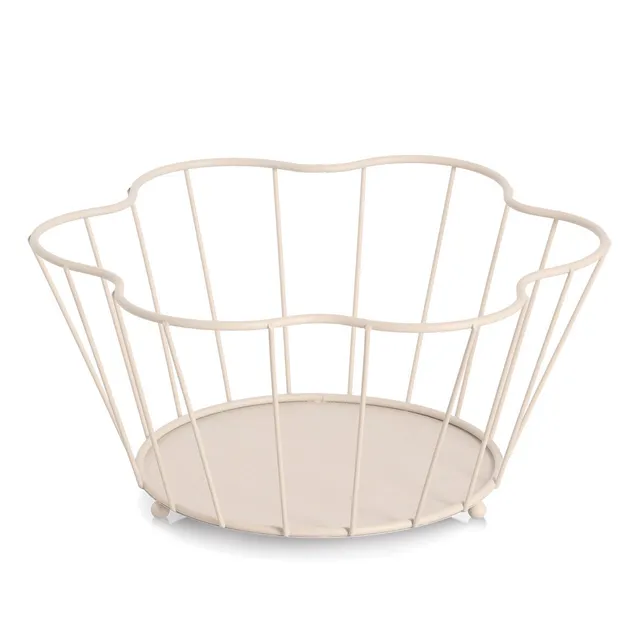 zeller-present-obstkorb-metall-beige image 1