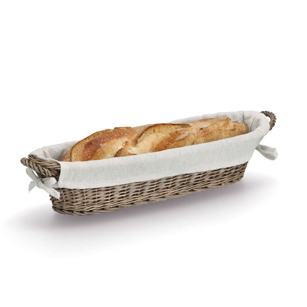 zeller-present-home-living-baguette-korb-weide-canvas image 2