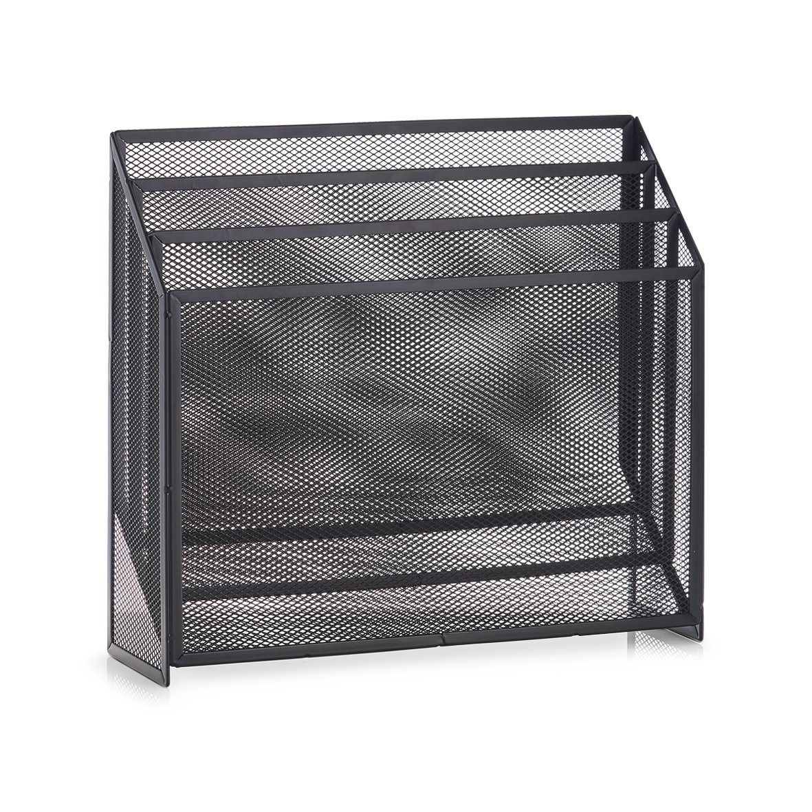 zeller-present-home-living-zeitungsst-nder-mesh-anthrazit-2 image 1